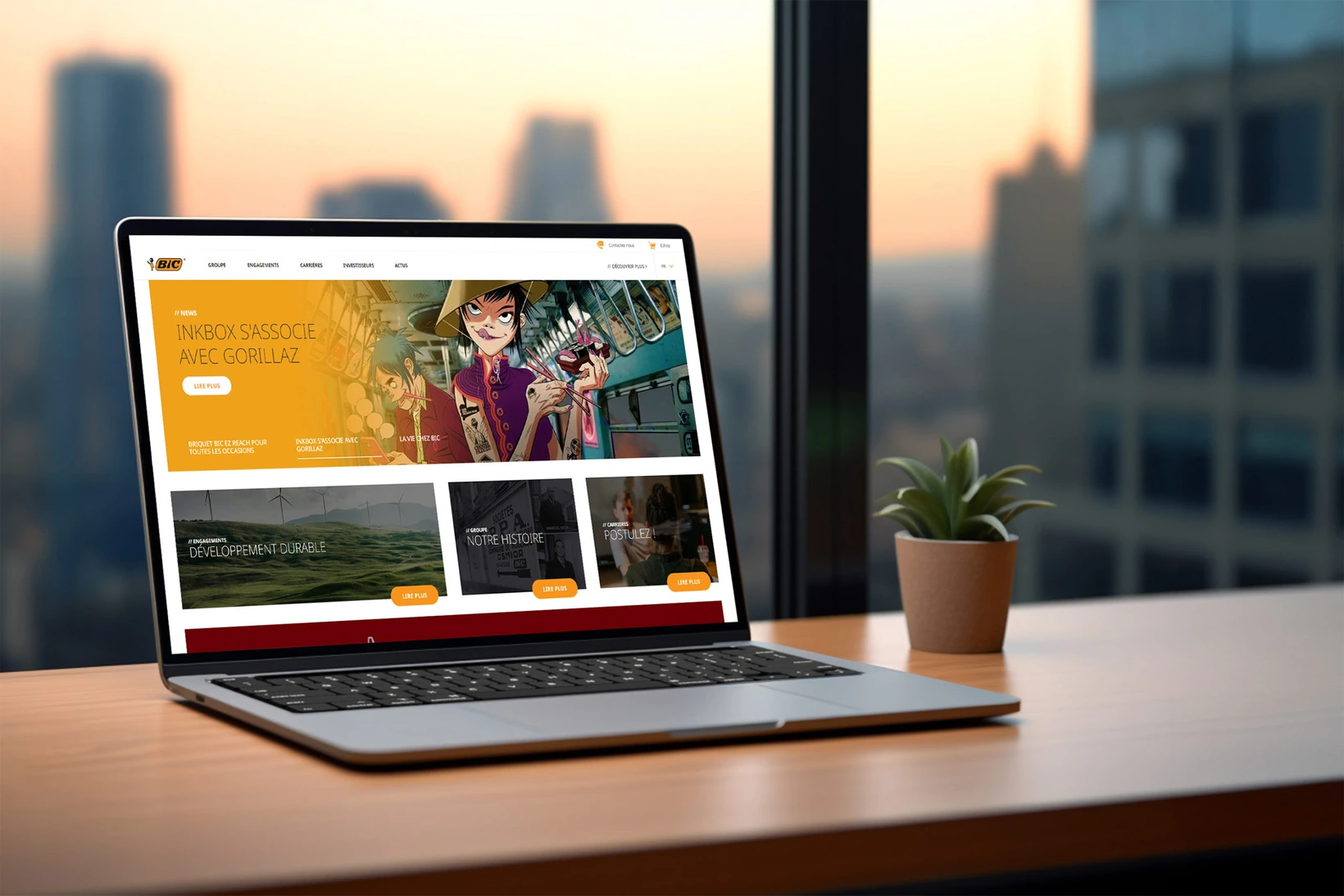 Site corporate du Groupe BIC