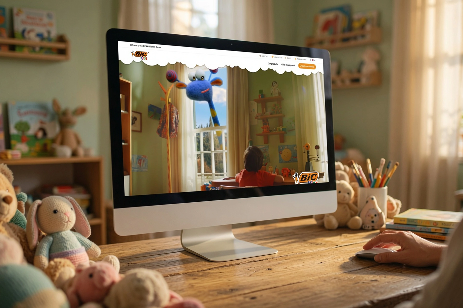 BIC KIDS "Go Make Wow" website designed by Agence F+