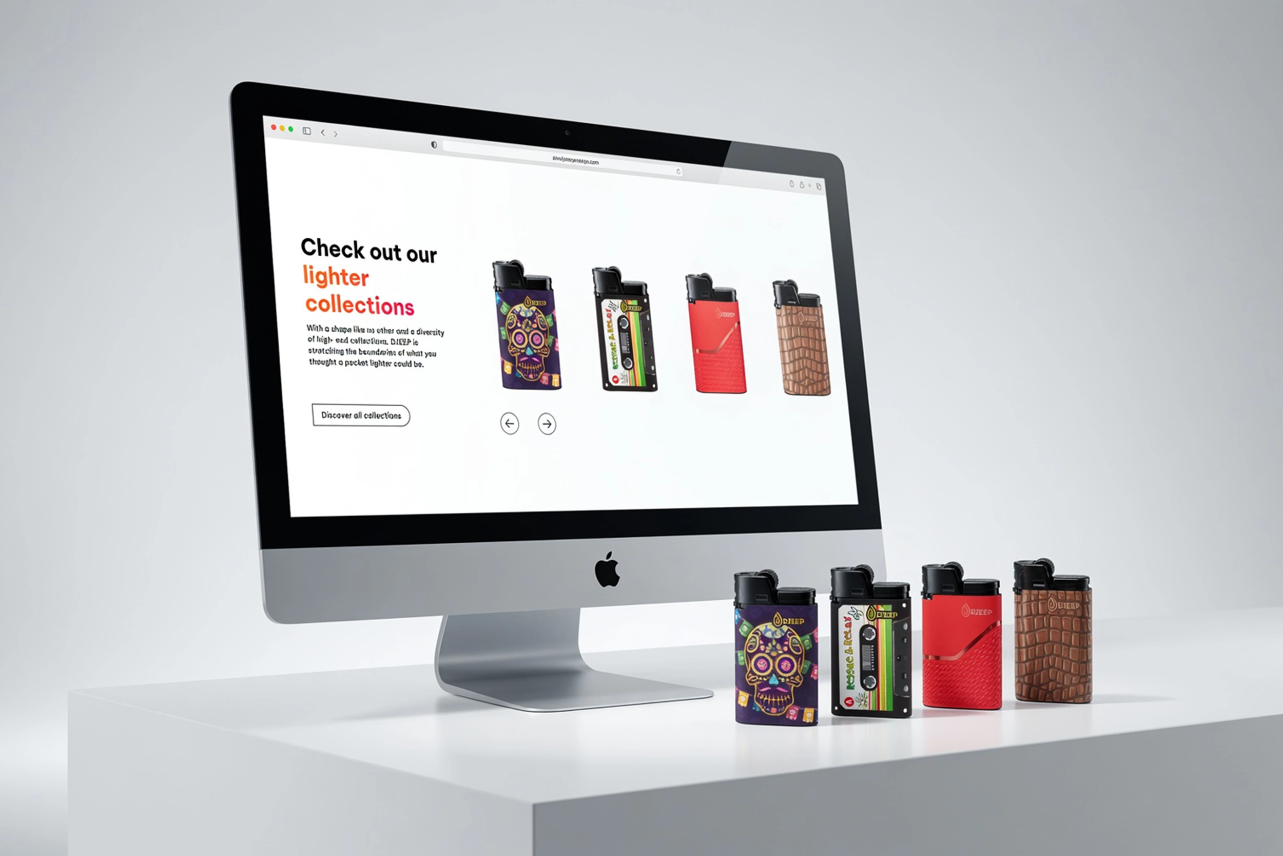 DJEEP — brand identity and refillable lighters