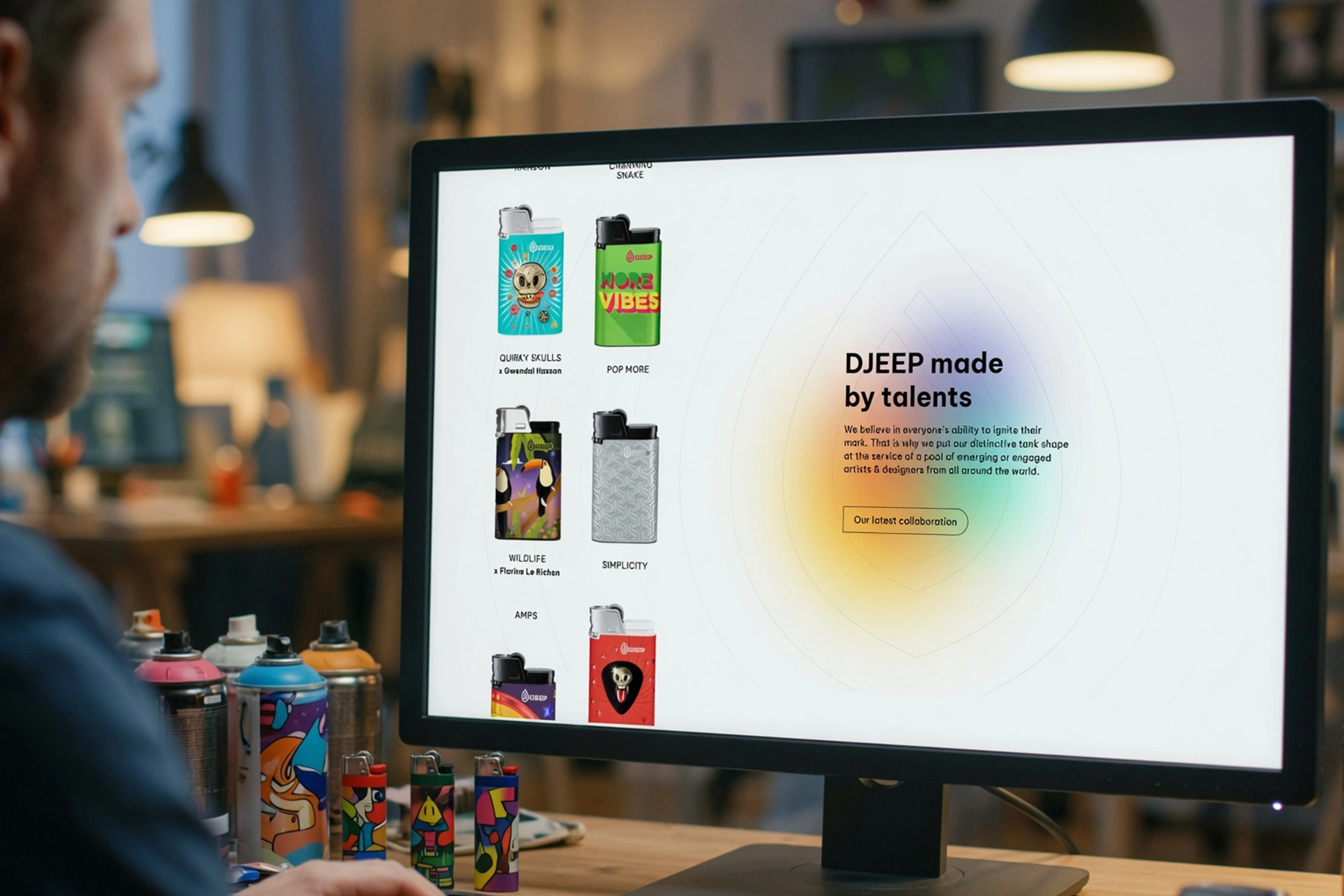 DJEEP website — product page