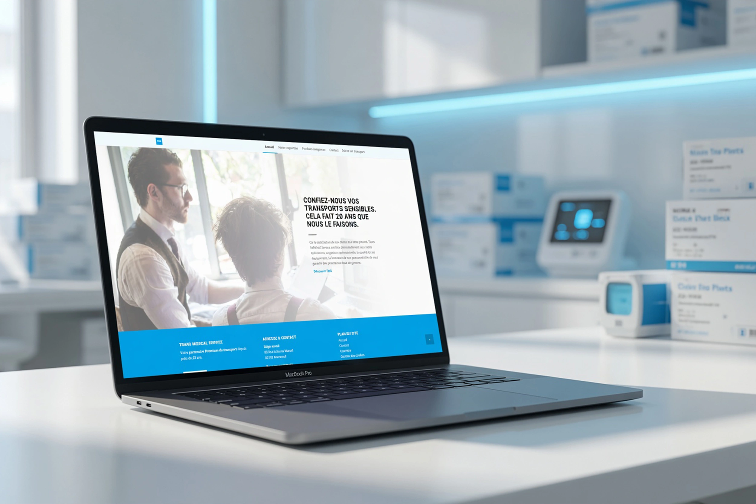 Site Trans Medical Service — présentation des services