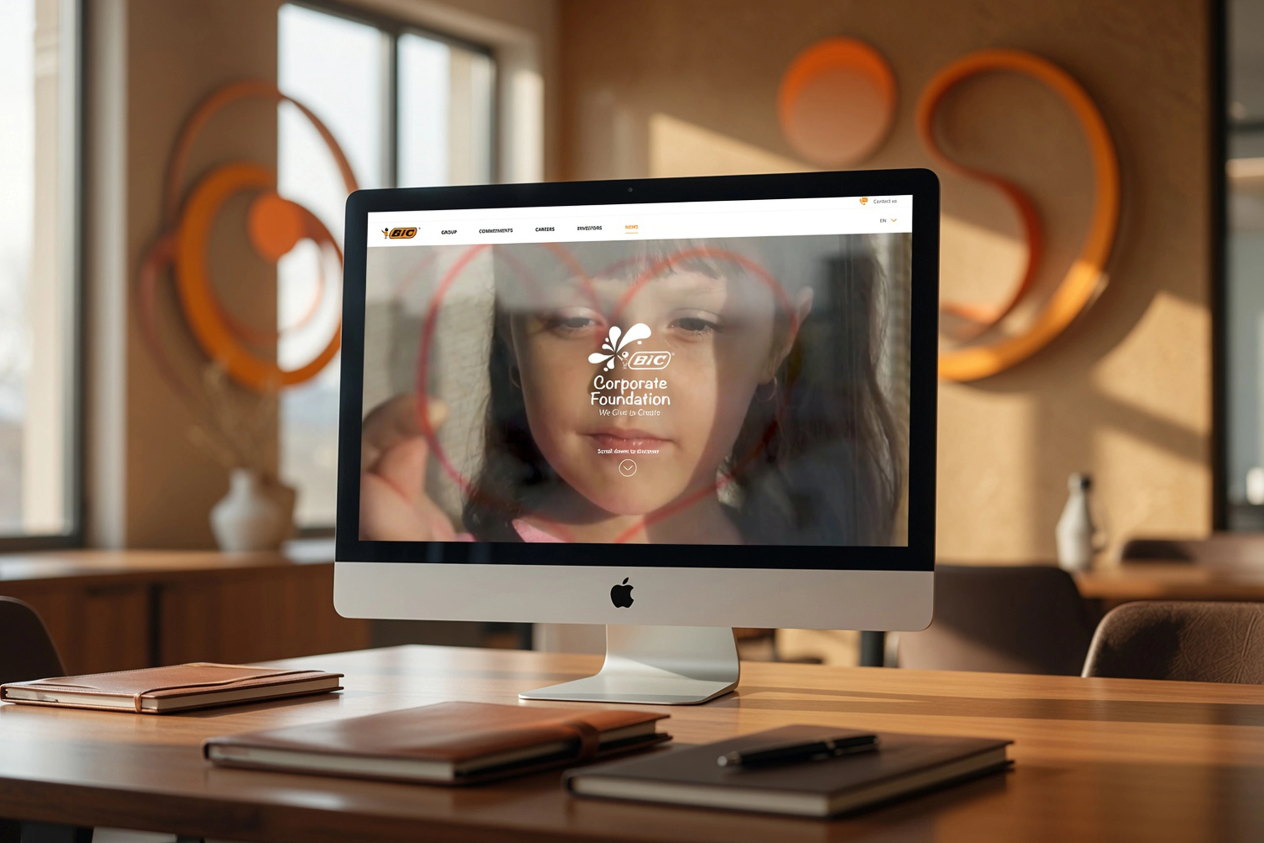 Site corporate BIC — page d'accueil multilingue