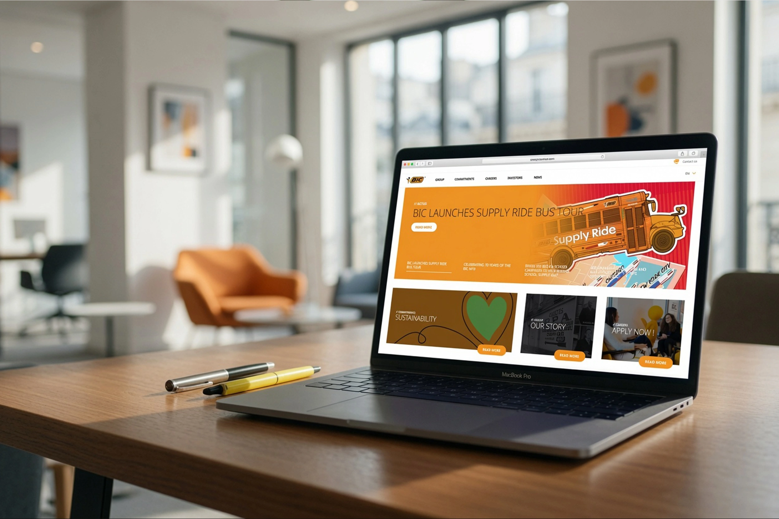 Site corporate du Groupe BIC