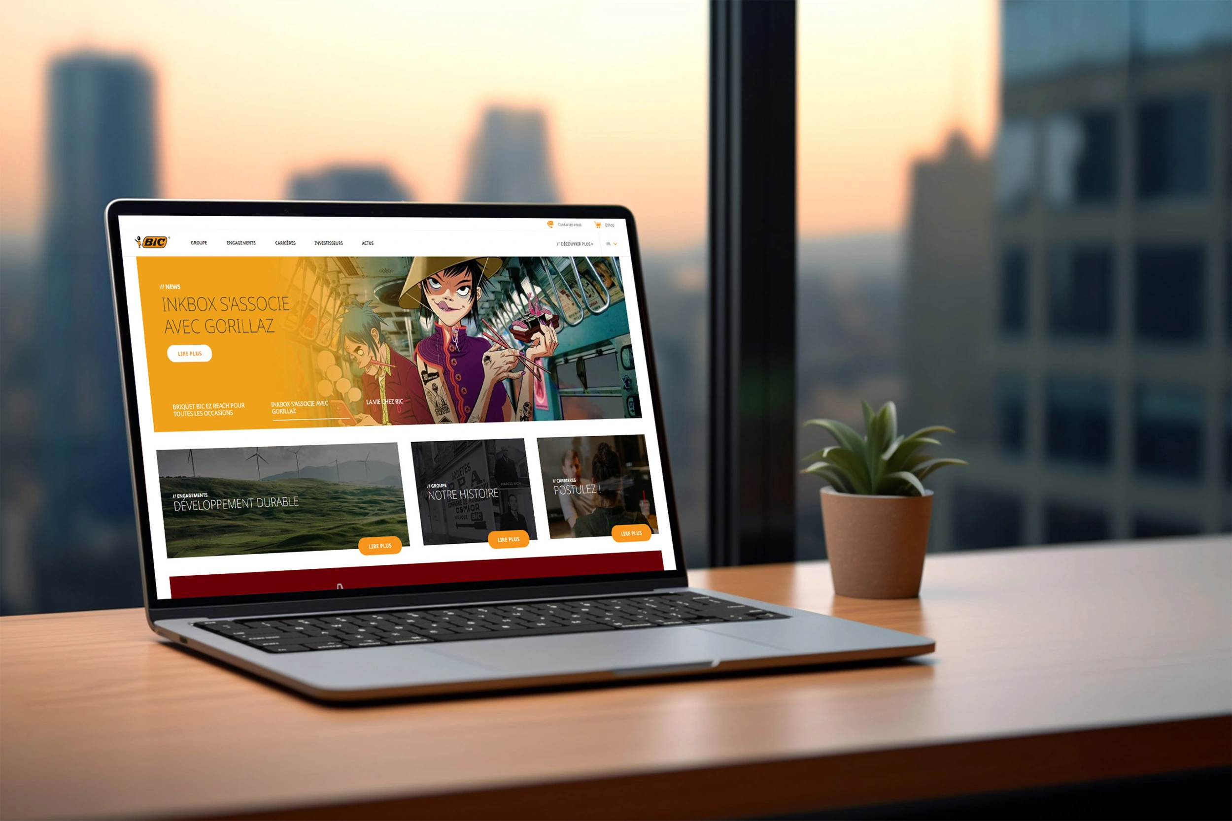 Site corporate du Groupe BIC